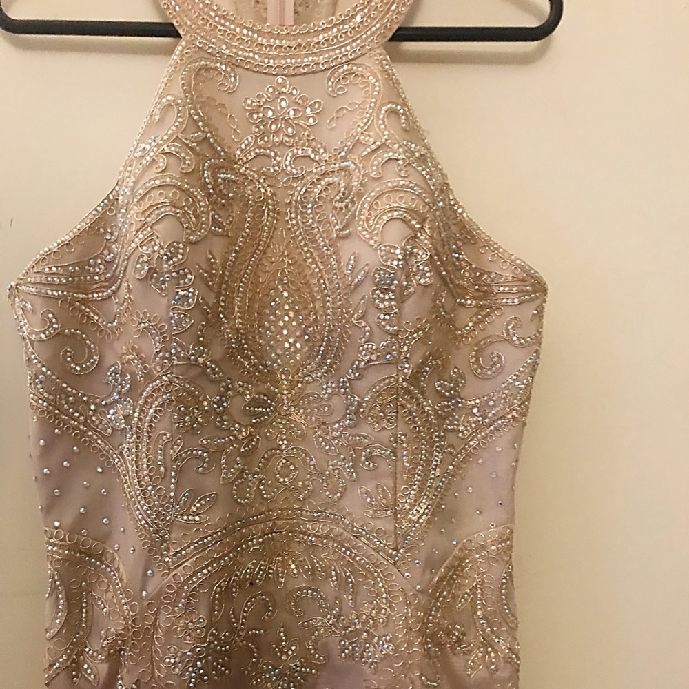 Champagne colored dress